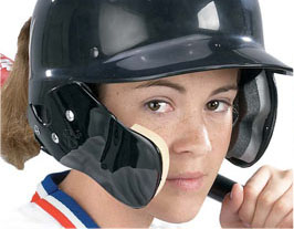 baseball helmet chin guard